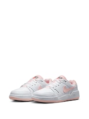 Blanco/Rosa Echo - Deportivas juveniles bajas Full Force de Nike - Imagen 5 de 11