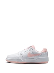 Blanco/Rosa Echo - Deportivas juveniles bajas Full Force de Nike - Imagen 6 de 11