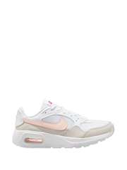 Nike White/Echo Pink Youth Air Max SC Trainers - Image 1 of 4