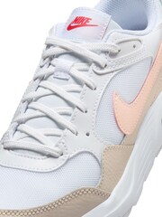 Nike White/Echo Pink Youth Air Max SC Trainers - Image 11 of 11