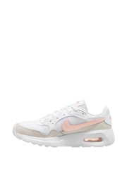 Nike White/Echo Pink Youth Air Max SC Trainers - Image 2 of 4