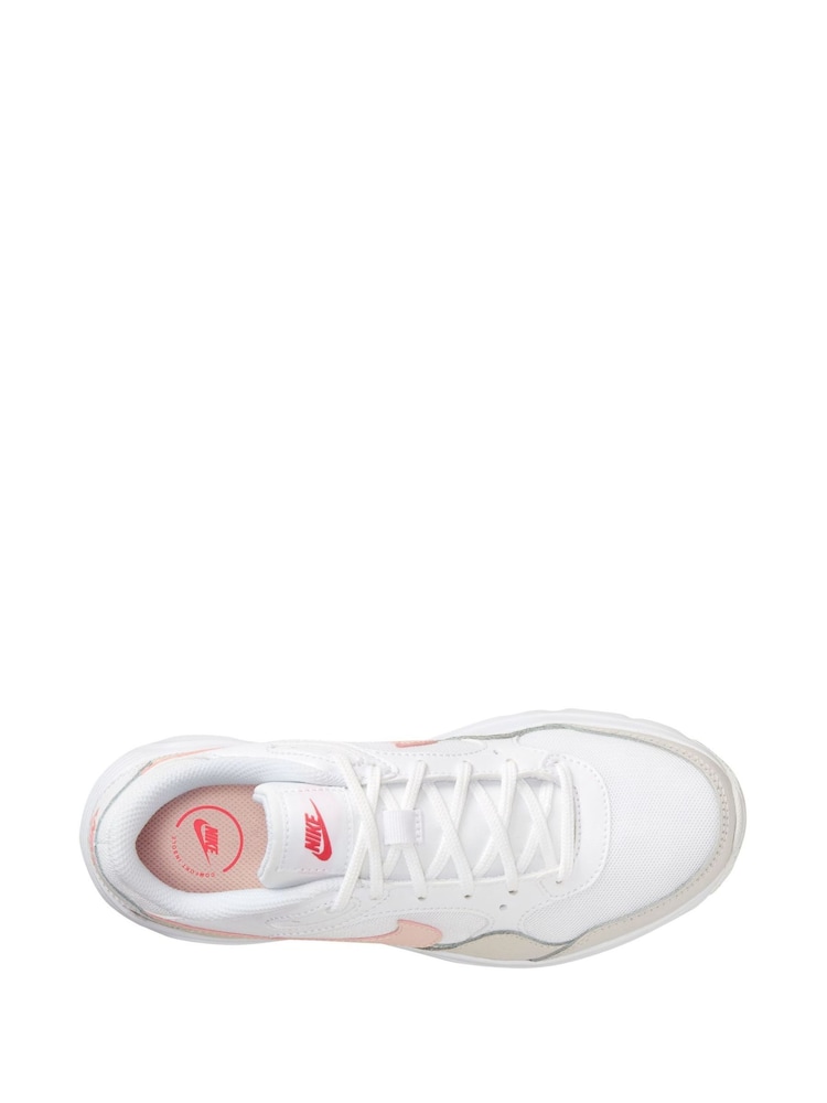 White/Echo Pink - Nike Youth Air Max SC sneakers - Image 3 of 4