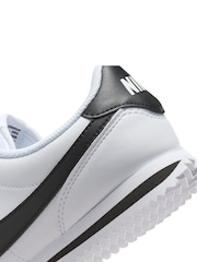 Nike White/Black Youth Cortez Trainers - Image 11 of 11