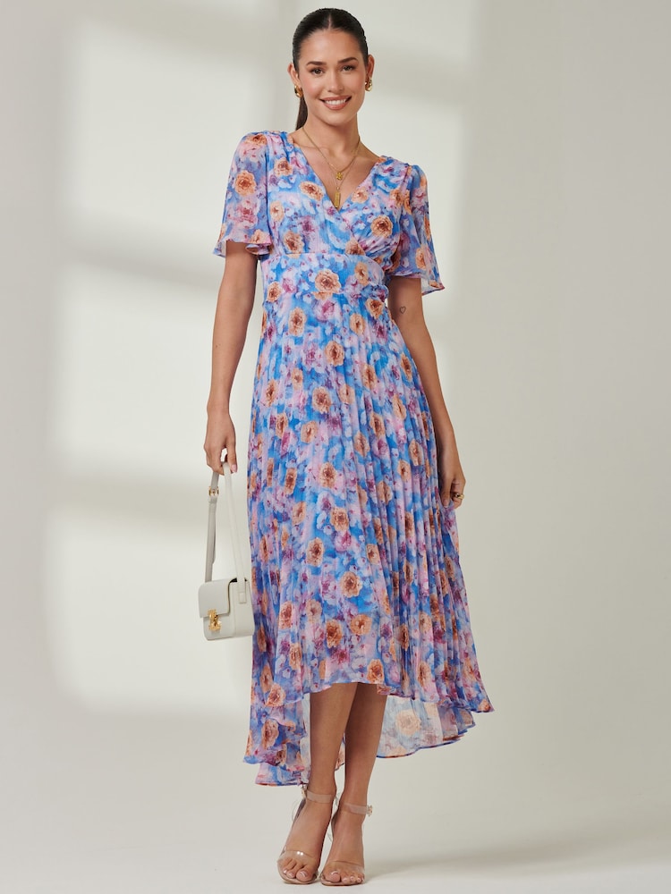 Jolie Moi Plissiertes Maxikleid aus Chiffon mit Stufensaum - Bild 1 von 6 Jolie Moi Plissiertes Maxikleid aus Chiffon mit Stufensaum - Bild 1 von 6