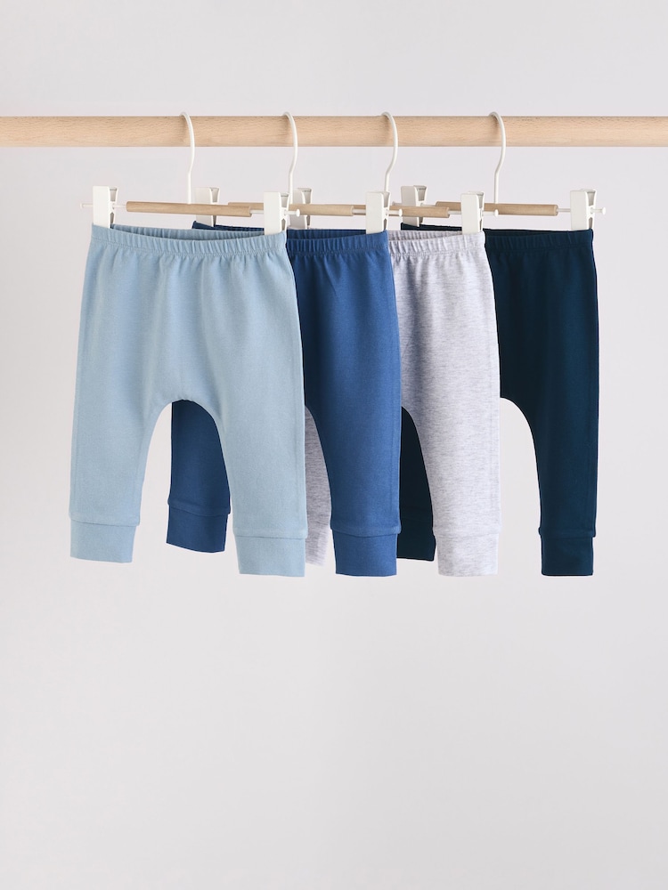 Blue Baby Leggings 4 Pack - Image 1 of 11