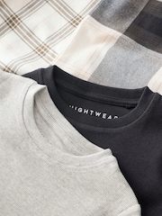 সাদাকালো - বোনা Pyjamas বটম 2 প্যাক (4-16বছর) - 7এর মধ্যে 7 ছবি