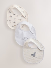 Dinosaure gris - Bébé BIBS 3 Pack - Image 1 of 6