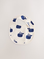 Blue/Red Stripe Nautical Baby Bibs 3 Pack - Image 3 of 6