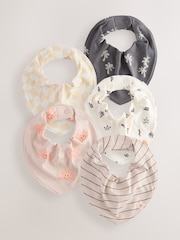 črna/bela - Baby BIBS 5 Pack - Slika 1 iz 8