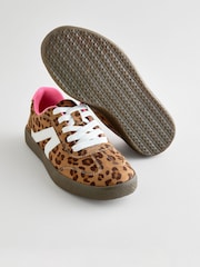 Leopard Print Lace-Up Lifestyle Trainers - Image 4 of 6