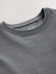 Charcoal Grey 100% Cotton Daisy Short Sleeve T-Shirt (3mths-7yrs) - Image 4 of 4