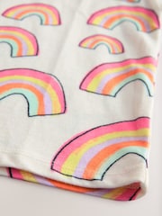 Cream Rainbow Girls Short Sleeve 100% Cotton T-Shirt (3mths-7yrs) - Image 8 of 8