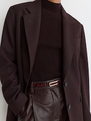 포도 - Reiss Sandor 스트레치 트윌 릴랙스드 싱글 브레스트 블레이저 - 12의 이미지 10