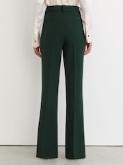 Reiss Green Gabi Flared Suit Trousers - Image 5 of 7