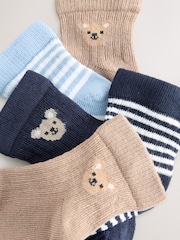Blue Bear Baby Socks 5 Pack (0mths-2yrs) - Image 2 of 3
