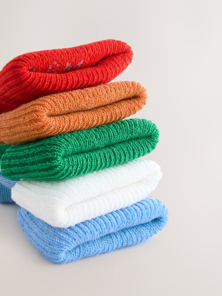 Bela s svetlimi motivi - Izvezen top nogavice 5 Pack (0mesecev-2yrs) - Slika 3 iz 3 Bela s svetlimi motivi - Izvezen top nogavice 5 Pack (0mesecev-2yrs) - Slika 3 iz 3