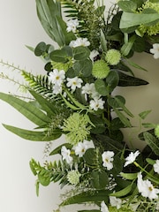 Guirnalda floral con diseño primaveral de margaritas - Imagen 3 de 5