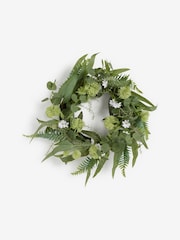 Green Spring Floral Daisy Wreath - Image 6 of 6