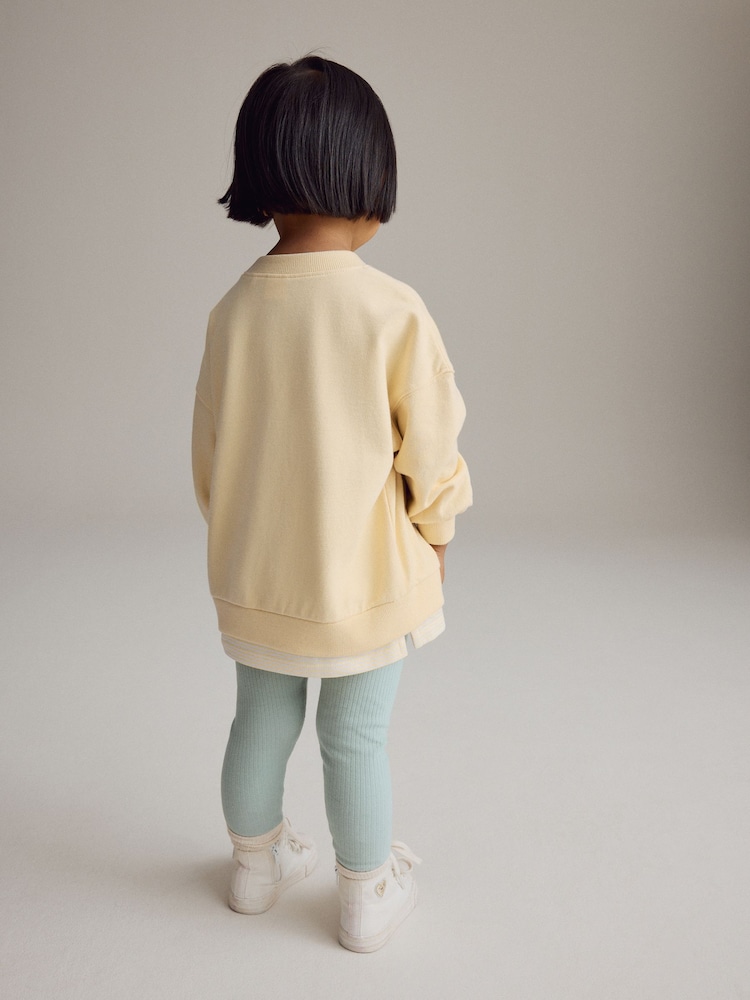 Yellow Bunny Long Sleeve Top and Leggings Set (3mths-7yrs) - Image 3 of 8