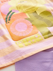 Pink Short Sleeve 100% Cotton T-Shirt and Leggings Set (3mths-7yrs) - Image 8 of 8