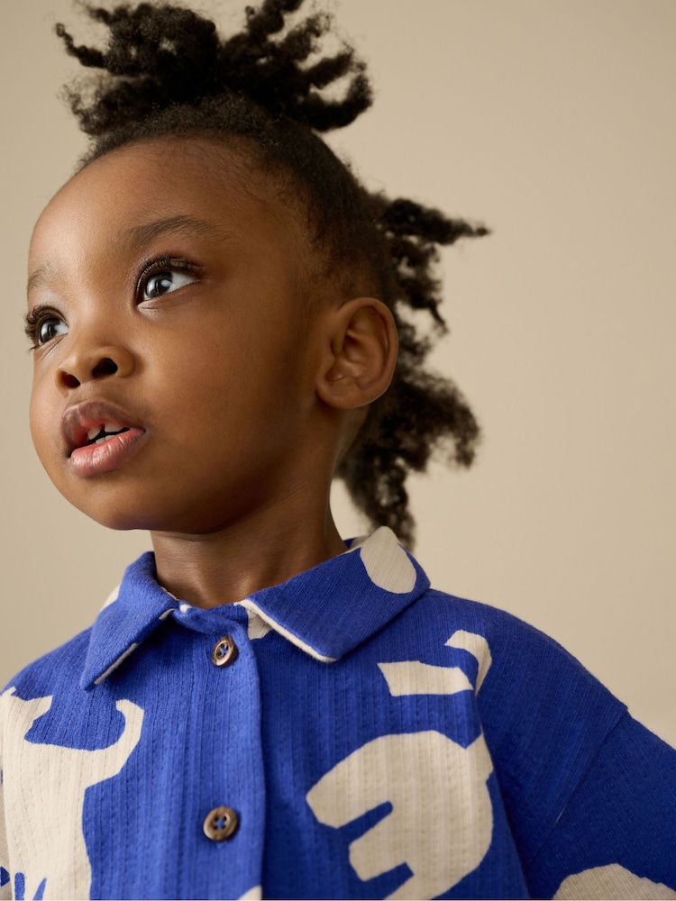 Blue Character 100% Cotton Short Sleve Shirt and Shorts Set (3mths-7yrs) - Image 4 of 11