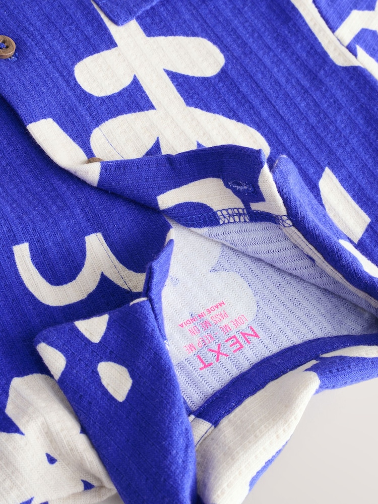 Blue Character 100% Cotton Short Sleve Shirt and Shorts Set (3mths-7yrs) - Image 9 of 11