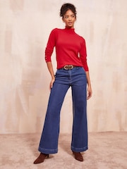 Friends Like These Red Roll Neck Jumper - Image 3 of 4