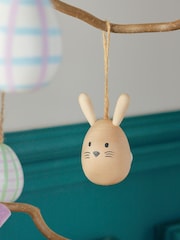 Set of 6 Multi Easter Egg And Bunny Hanging Decorations - Image 2 of 4