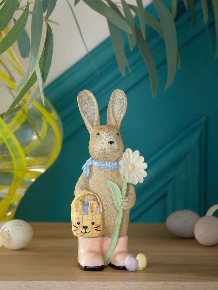 Multi Rosie Rabbit Spring Ornament - Image 1 of 5 Multi Rosie Rabbit Spring Ornament - Image 1 of 5