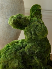 Hasen-Dekofigur aus Kunstmoos - Bild 2 von 6