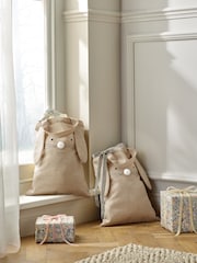 Natural Easter Rabbit Bags 2 Pack - Image 1 of 7