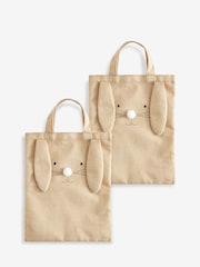 Natural Easter Rabbit Bags 2 Pack - Image 4 of 7