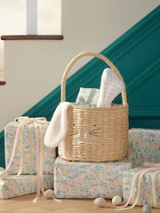 Natural Easter Rabbit Woven Basket - Image 1 of 4