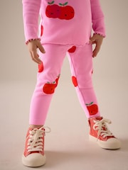 Rose pomme - Leggings côtelé (3mois-7ans) - Image 1 de 7