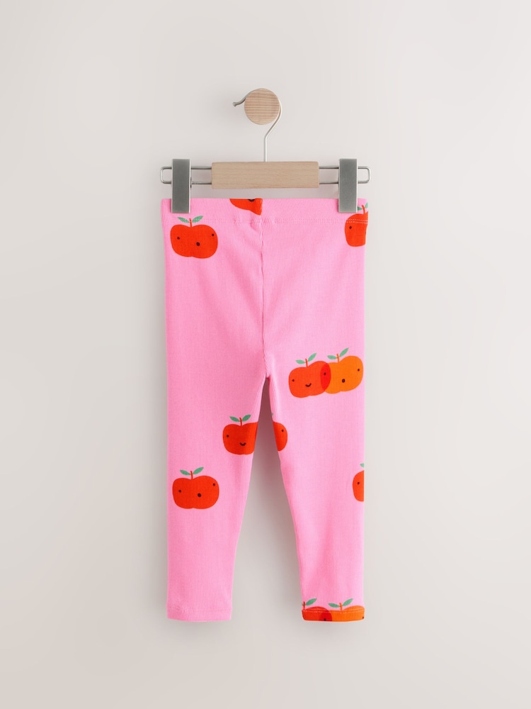 Rose pomme - Leggings côtelé (3mois-7ans) - Image 5 of 7