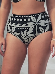 Noir et blanc - Bas de bikini Imprimé - Image 1 of 9