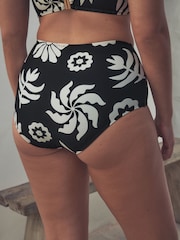 Noir et blanc - Bas de bikini Imprimé - Image 4 of 9