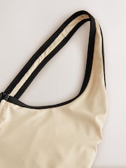 Ecru Zipped Shaping Tummy Control Swimsuit - Image 11 of 11