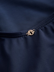 Blue Tummy Control Active Scoop Swimsuit - Image 9 of 9