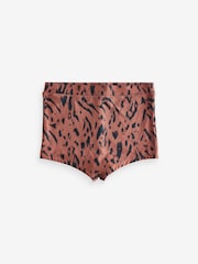 Marron/noir à imprimé animal - Bas de bikini - Image 6 of 6