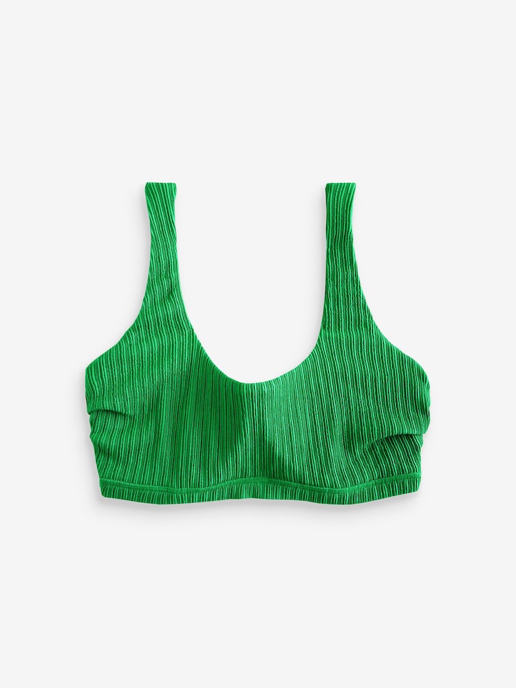 côtelé Vert - Haut de bikini DD+ câblé court - Image 9 de 9