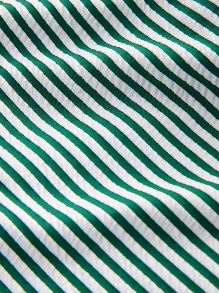 Khaki Green Seersucker Stripe Tummy Control Swimsuit - Image 11 of 11