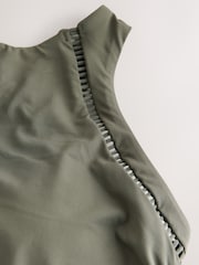 Khaki Green Maternity Swimsuit - Image 2 of 4