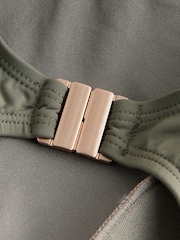 Khaki Green Maternity Swimsuit - Image 4 of 4