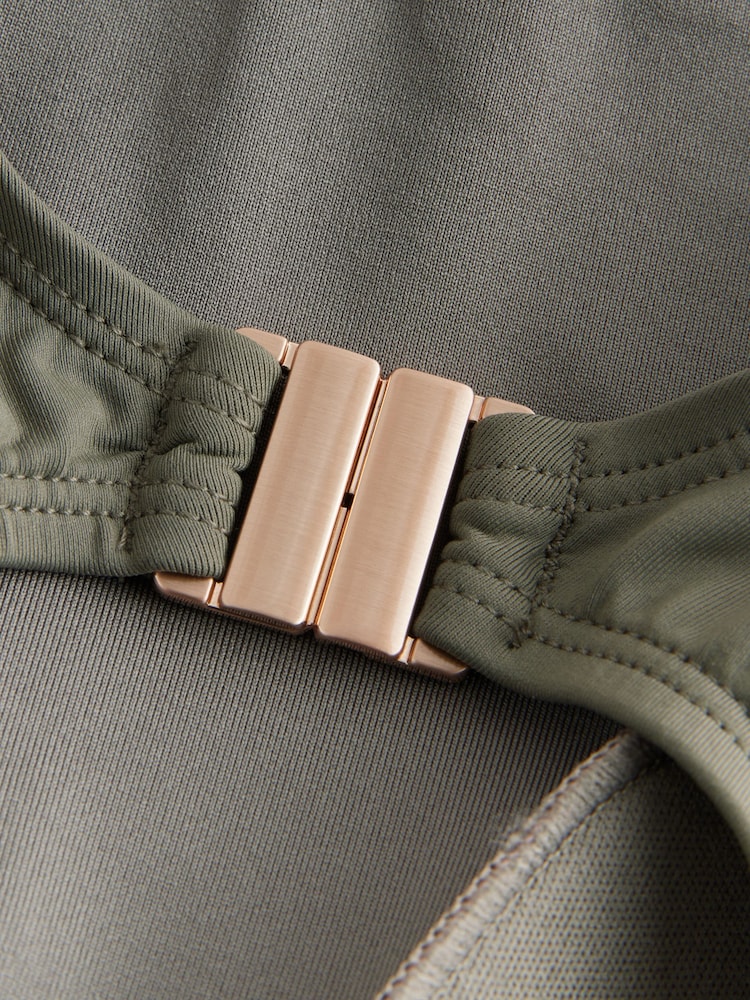 Khaki Green Maternity Swimsuit - Image 4 of 4