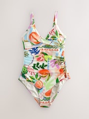 Fruit/Green/Pink Tummy Control Swimsuit 3 Pack - Image 5 of 9