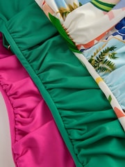 Fruit/Green/Pink Tummy Control Swimsuit 3 Pack - Image 8 of 9