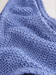 Steel Blue Crinkle - Hoog uitgesneden bikinibroekje - Image 7 of 8