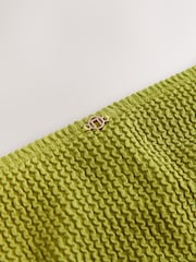 Vert froissé - Bas de bikini échancré - Image 6 of 7