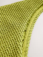 Vert froissé - Bas de bikini échancré - Image 7 of 7